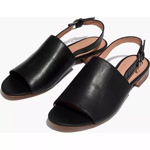 Madewell noelle slingback sandal black 9.5